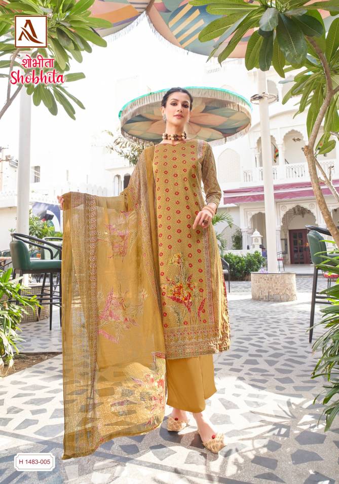 Shobhita By Alok Jam Printed Dress Material Wholesale Suppliers In Mumbai